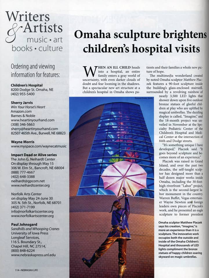 Omaha Imagine Sculpture Children's Hospital