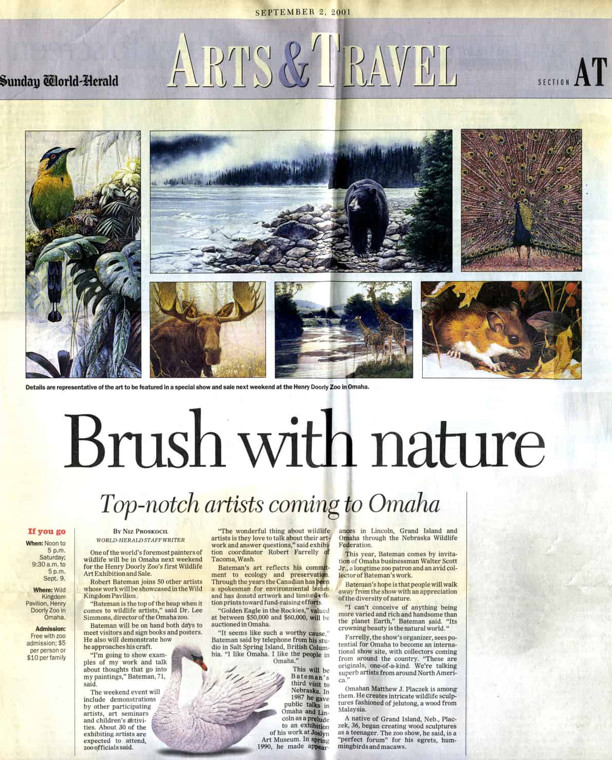Newspaper Nature Article