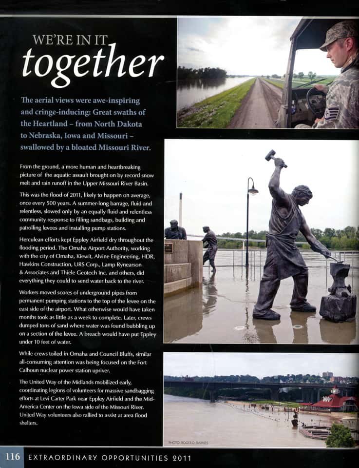 Omaha Chamber Magazine, Flood Cleanup