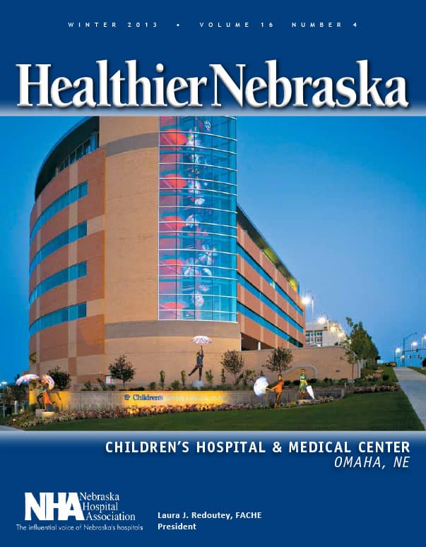 Healthier Nebraska NHA Imagine Children's Hospital Magazine Cover