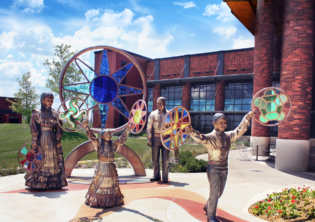 Choctaw Family Healthcare Sculpture